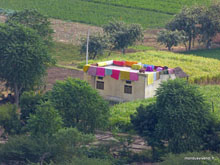 Linge sur le toit - Pushkar - Inde